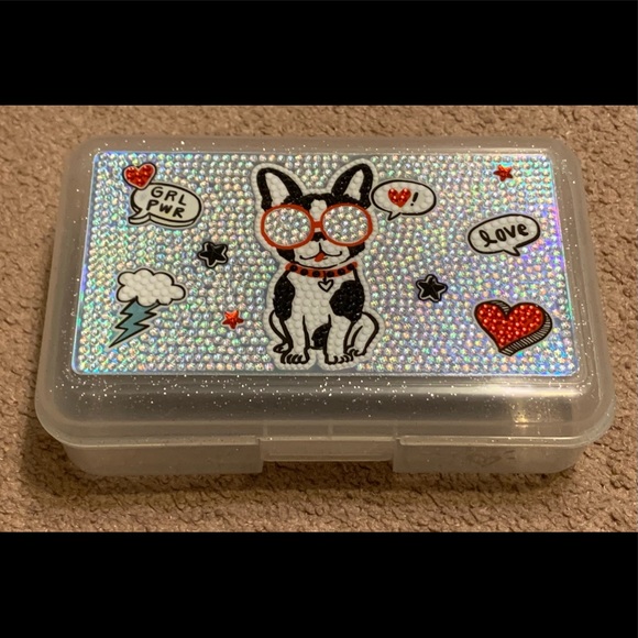 Justice Pawsitivity Puppy Dog Supply Pencil Box - Picture 4 of 7